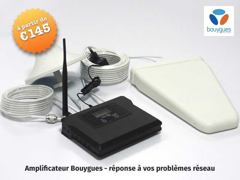 Amplificateur signal de réception 4G Bouygues, Répéteur 4G Bouygues